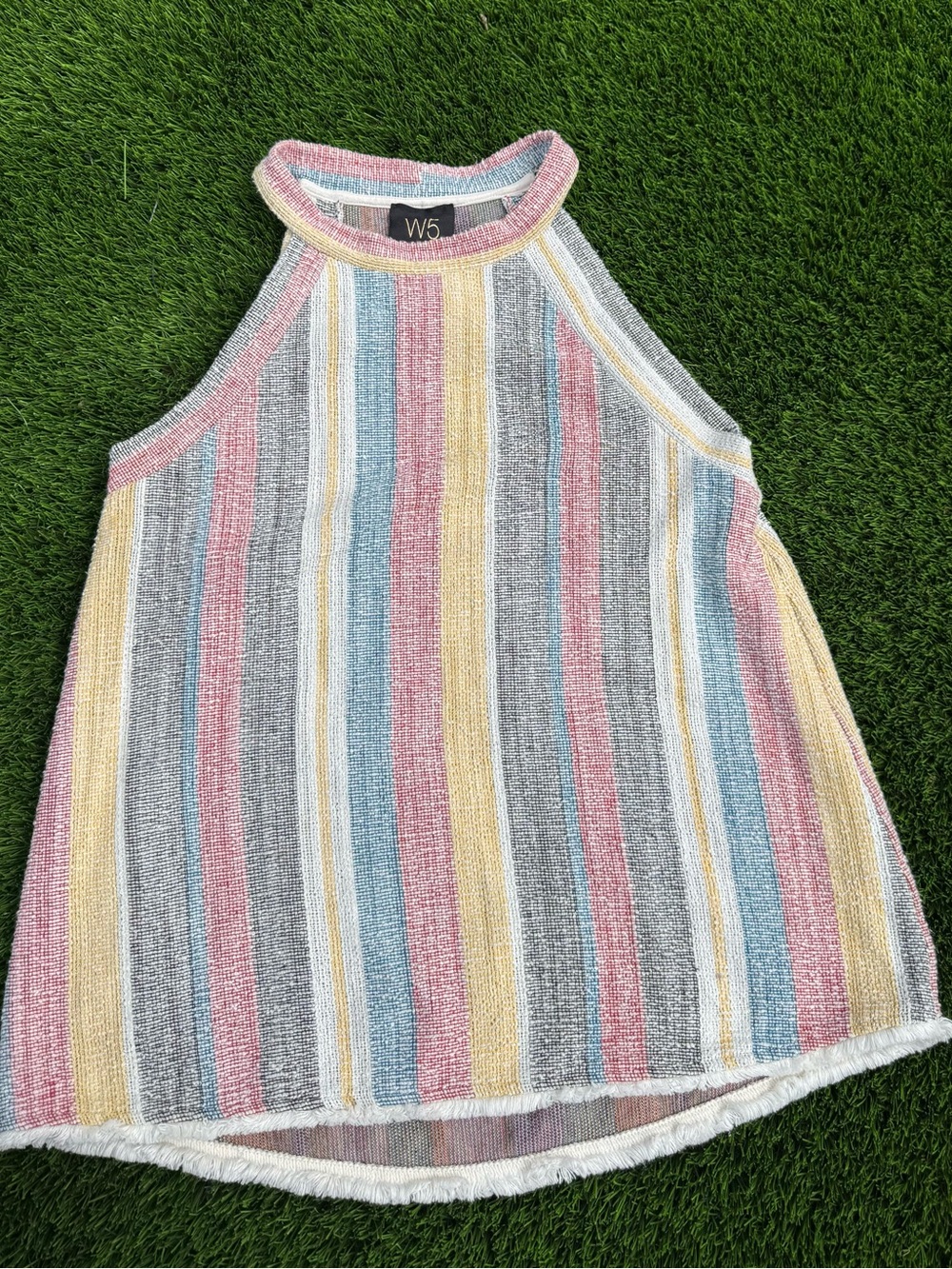 Anthropology W5 Multicolor Striped Knit Halter Tank